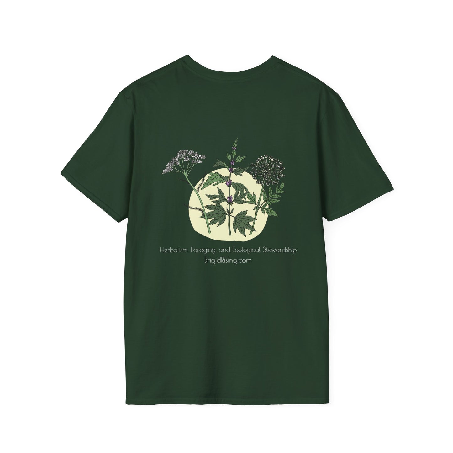 Brigid Rising Front and Back Logo T-shirt