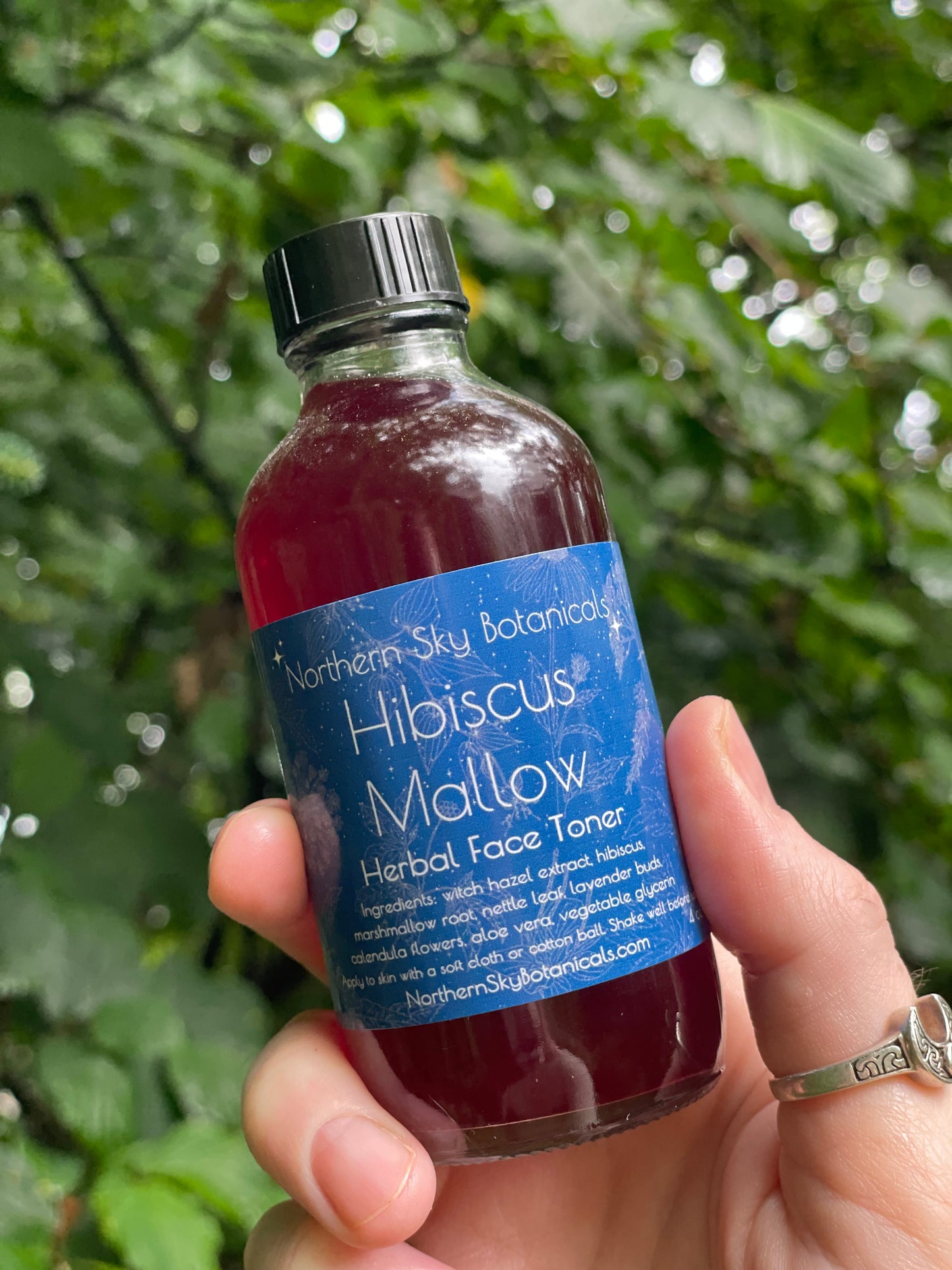 Hibiscus Mallow Herbal Facial Toner