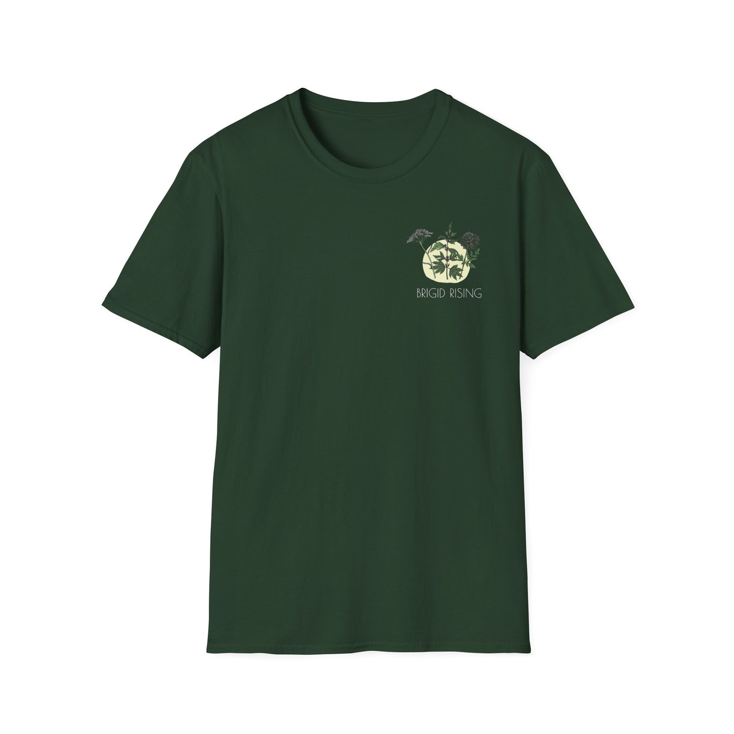 Brigid Rising Front and Back Logo T-shirt