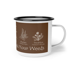 Drink Your Weeds Enamel Camp Cup