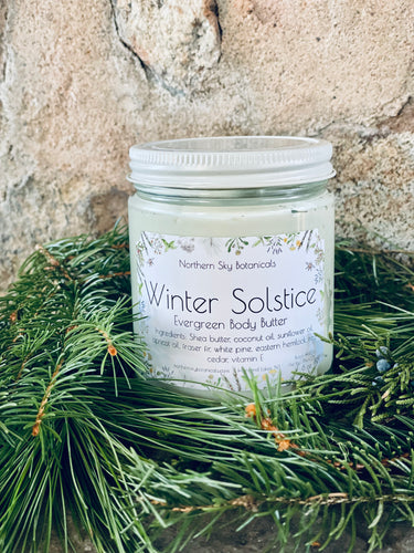 Winter Solstice Evergreen Body Butter