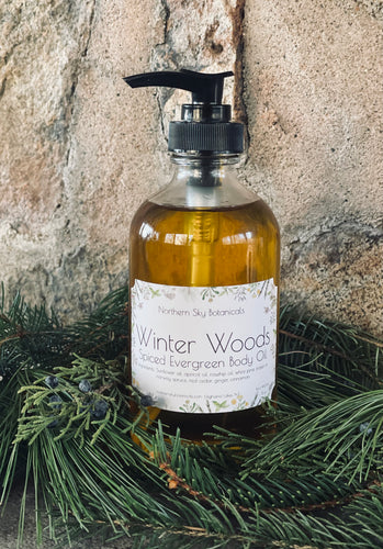 Winter Woods Spiced Evergreen Body Oil